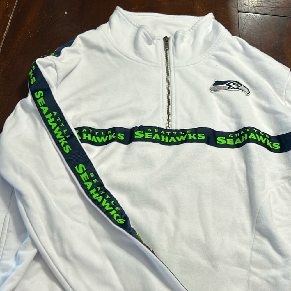 seattle seahawks half zip